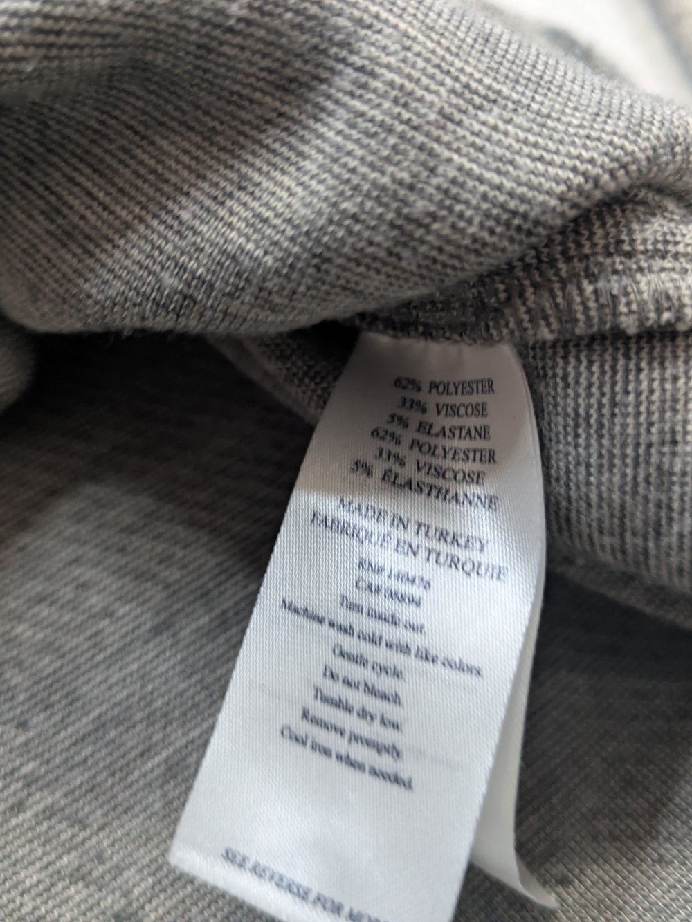 Faherty Legend Sweater Shirt Womens M Gray/Beige Buffalo Check Plaid WKF2107-TCB - Picture 6 of 7